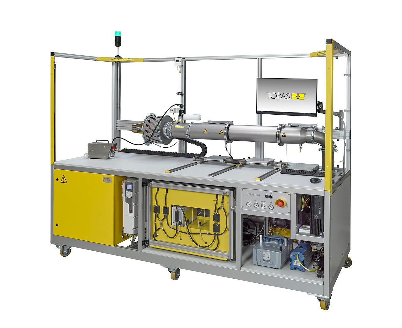 AFC 136 Filter-Element-Prüfstand vor weißem Hintergrund