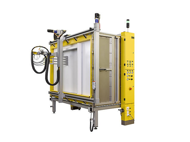 AFS 150. detail: Scanner am Filterhalter