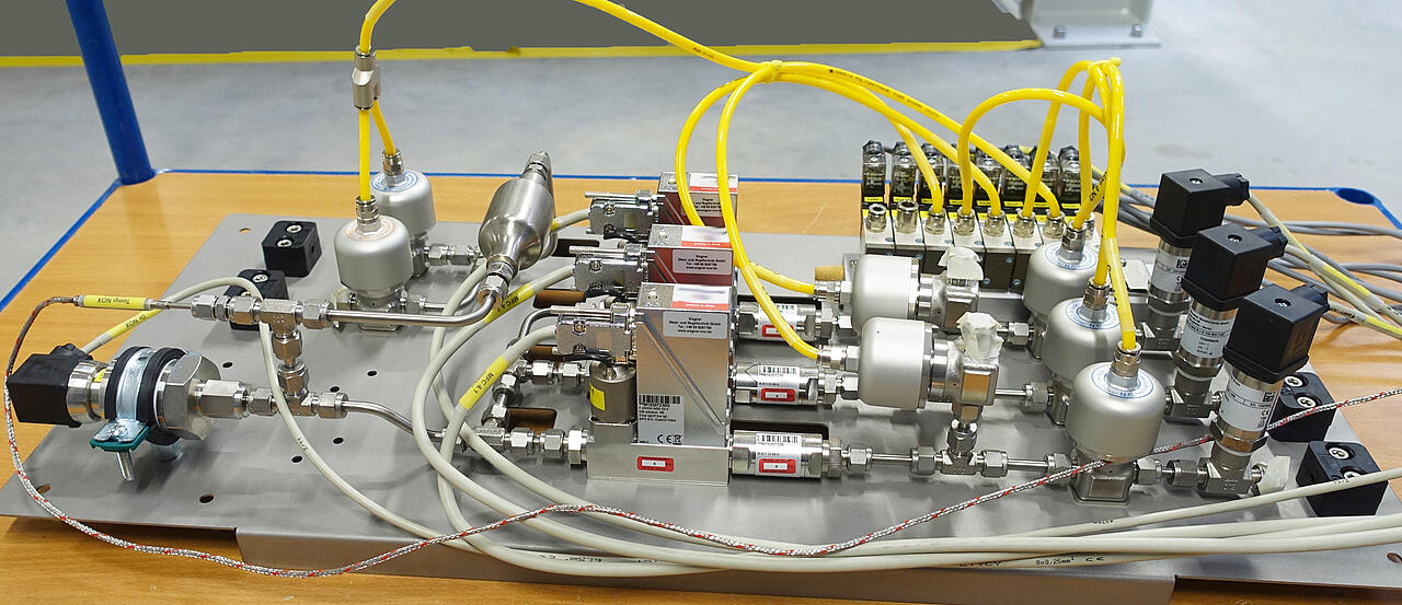 Gasdosierer auf Transportwagen
