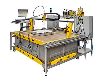 AFS 152/A Test System, equiped with typical HEPA filter element (810 mm × 810 mm)