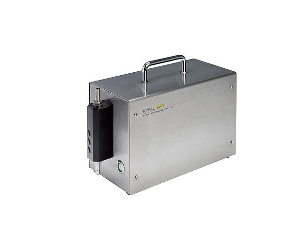 Verdünnungssystem für Aerosole DIL 544, seitliche Ansicht