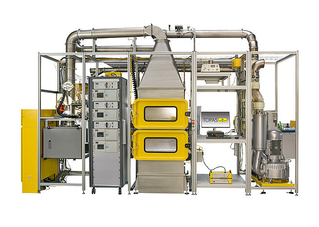 FCT 113 Brennstoffzellen Ansaugluftfilter Prüfstand, Vorderansicht