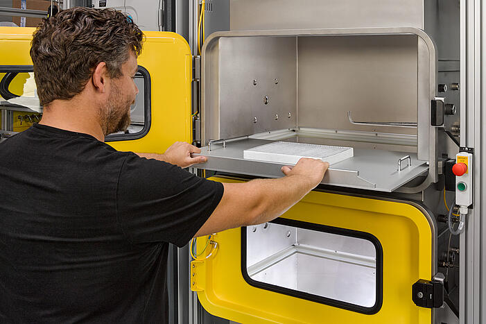 FCT 113 Brennstoffzellen Ansaugluftfilter Prüfstand