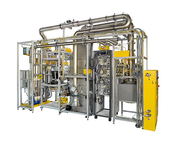 FCT 113 Brennstoffzellen Ansaugluftfilter Prüfstand, Rückseite