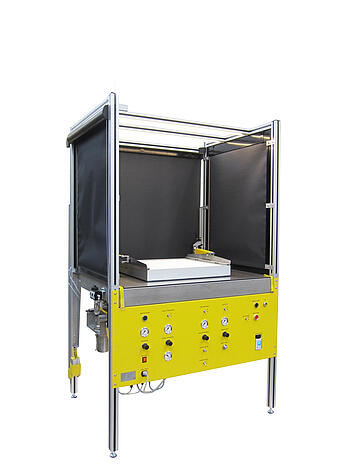 AFS 155 HEPA-Filter Ölfadentest-Prüfstand mit Rollo